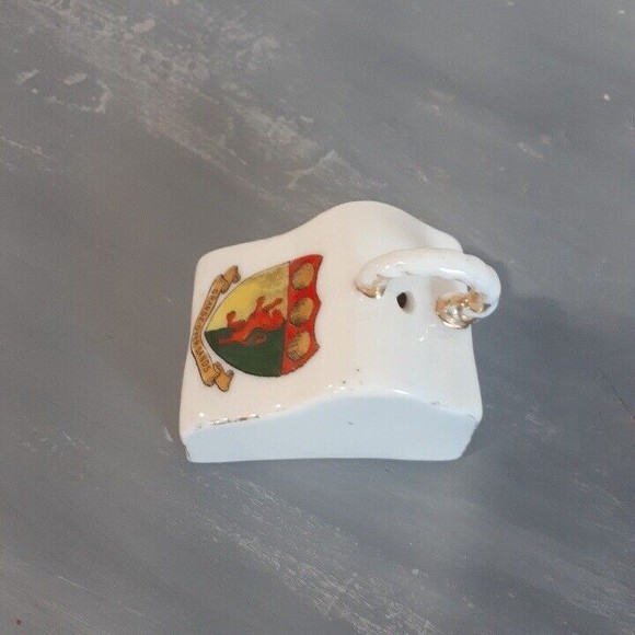 Vintage Miniature Carlsbad Fairy Ware Made in Austria Grange Over Sands Crest - Picture 4 of 7